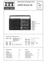 ITT junior-electronic-106-sm - Manual 